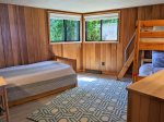 Bedroom w/ Bunk Bed and Twin Bed 